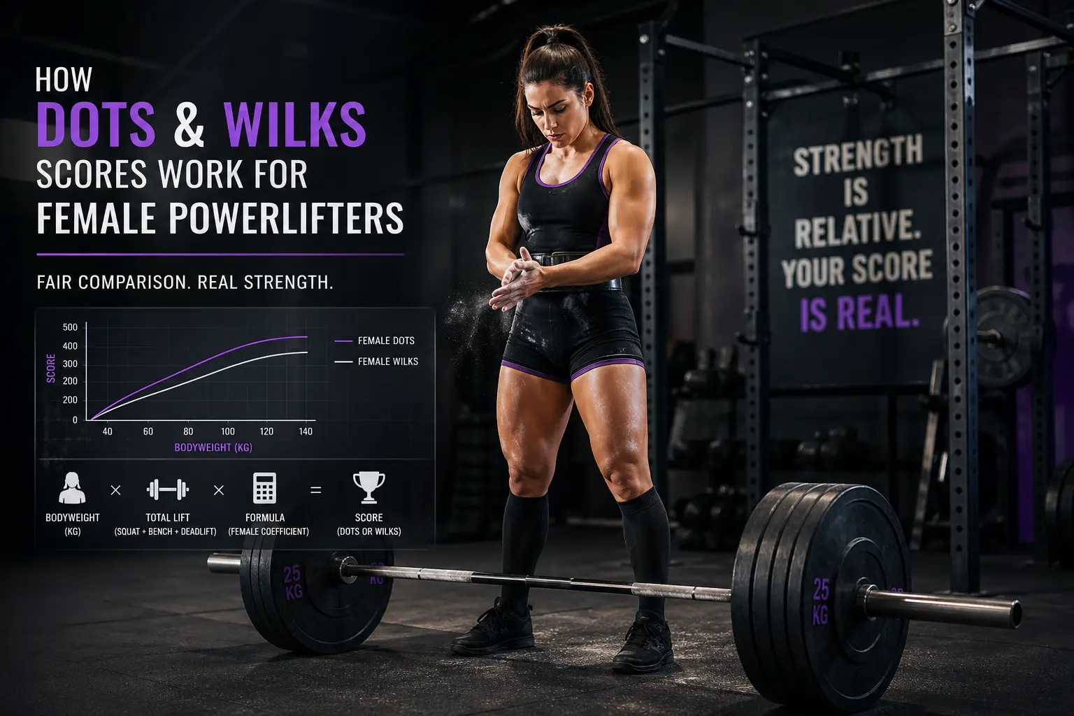 image of How DOTS and Wilks Scores Work for Female Powerlifters
